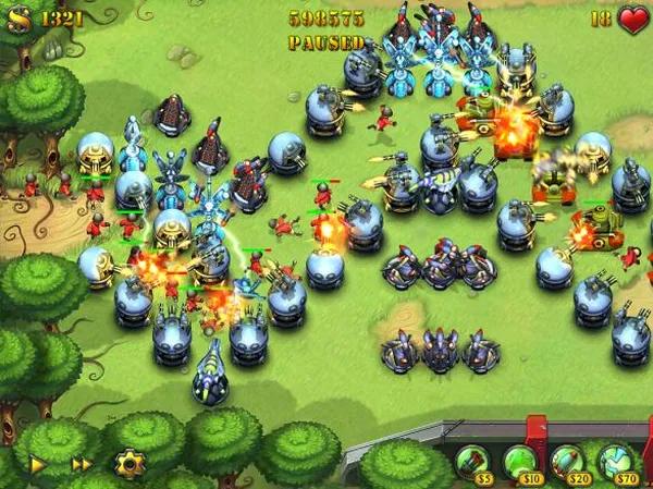 game phòng thủ - Fieldrunners